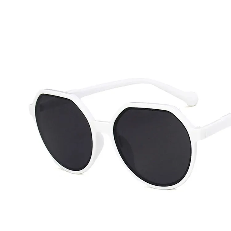 2023 New Style All-match Trend Sunglasses Personalized Round Frame Sunglasses Ins Trend Candy Color Big Frame Sunglasses