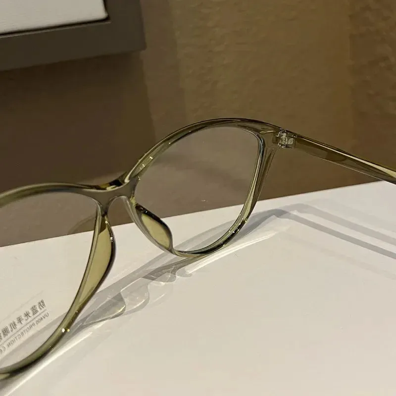 2024 Myopia Glasses Women Mens Glasses European and American Style Cat Eye Reading Glasses-1.0 To -4.0 Eye Glasses 안경테
