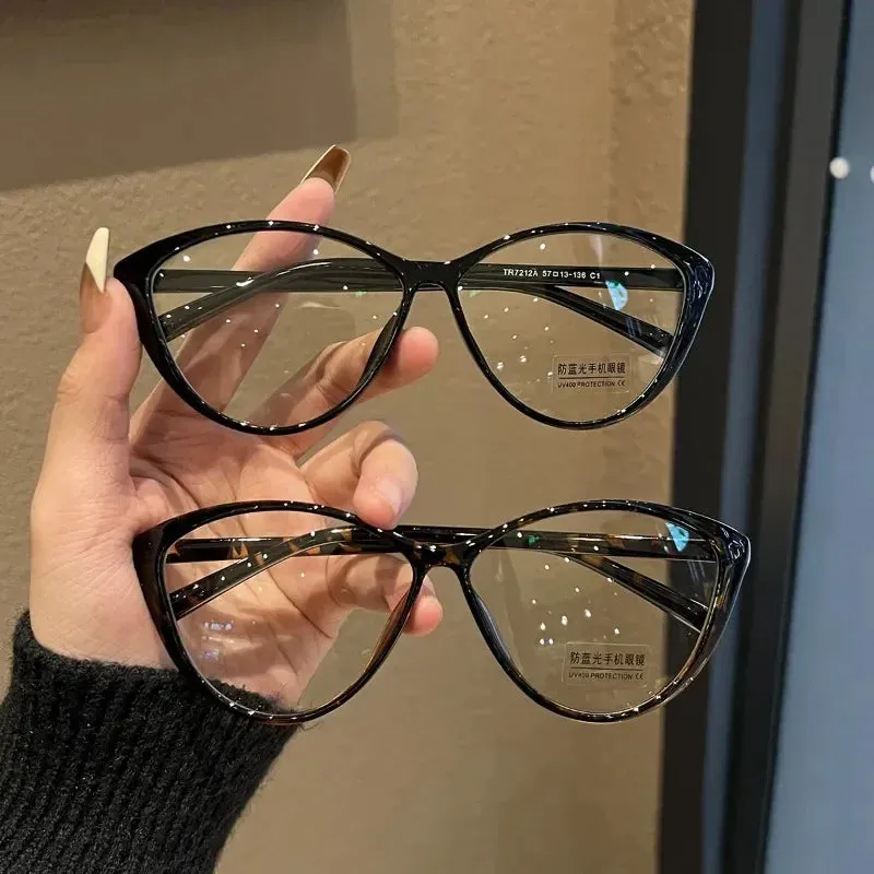 2024 Myopia Glasses Women Mens Glasses European and American Style Cat Eye Reading Glasses-1.0 To -4.0 Eye Glasses 안경테