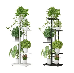 6 Pot Multi Layer Metal Plant Stand Home Decor