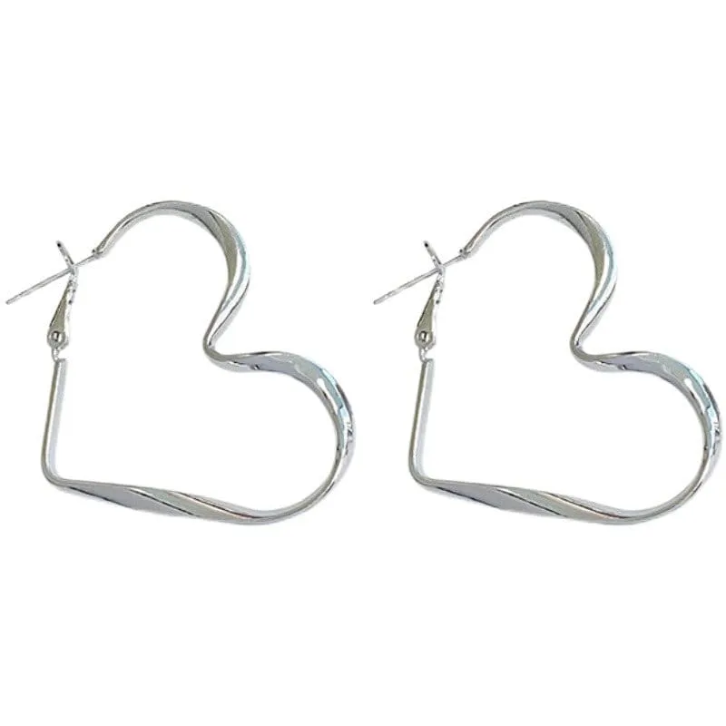 Aesthetic Heart Earrings