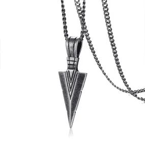 ARROWHEAD TRIBAL PENDANT NECKLACE FOR MEN