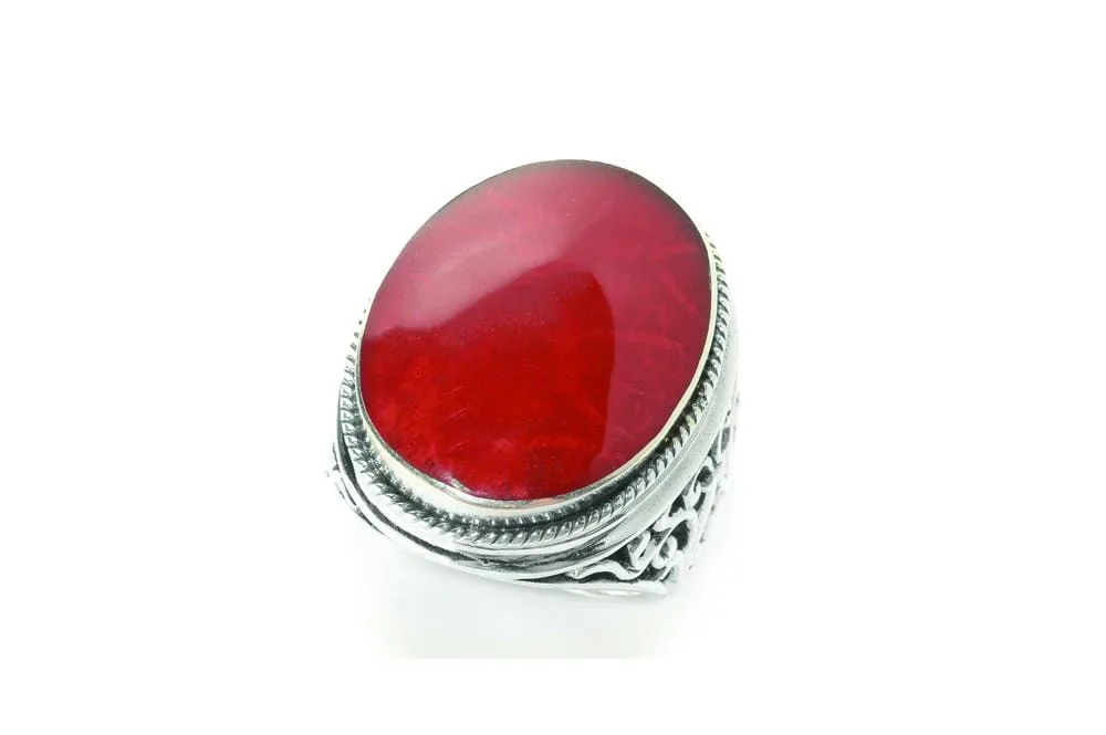 Ascension Ring- Coral
