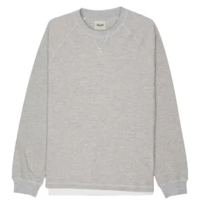 Athletic Grey Washed Waffle Crewneck