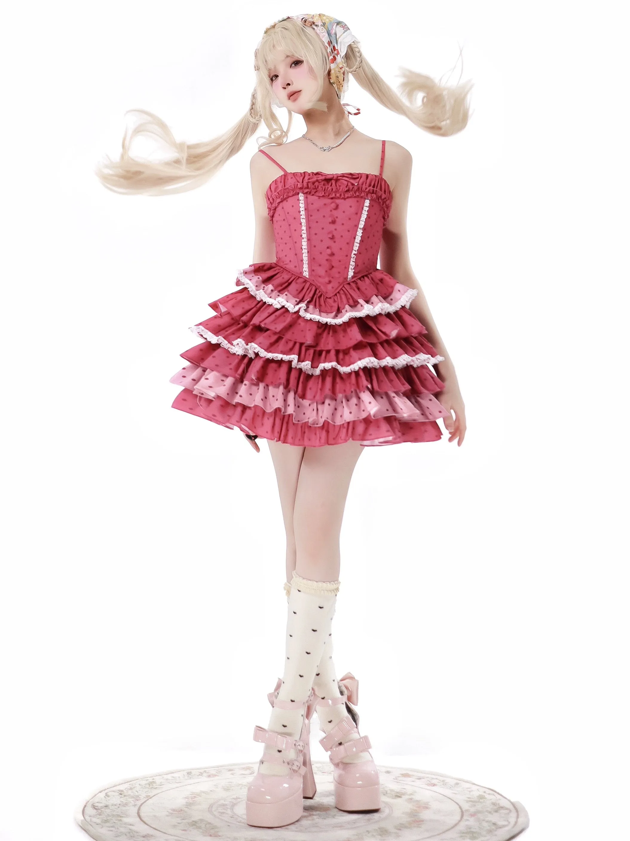 Attracted to what’s good for me - sweet Japanese Lolita Fashion Mini Dress