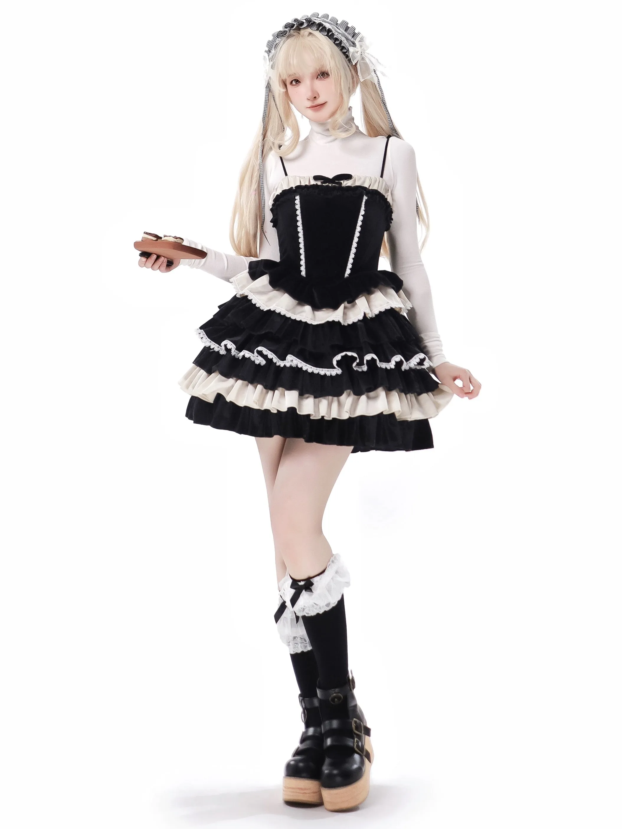 Attracted to what’s good for me - sweet Japanese Lolita Fashion Mini Dress