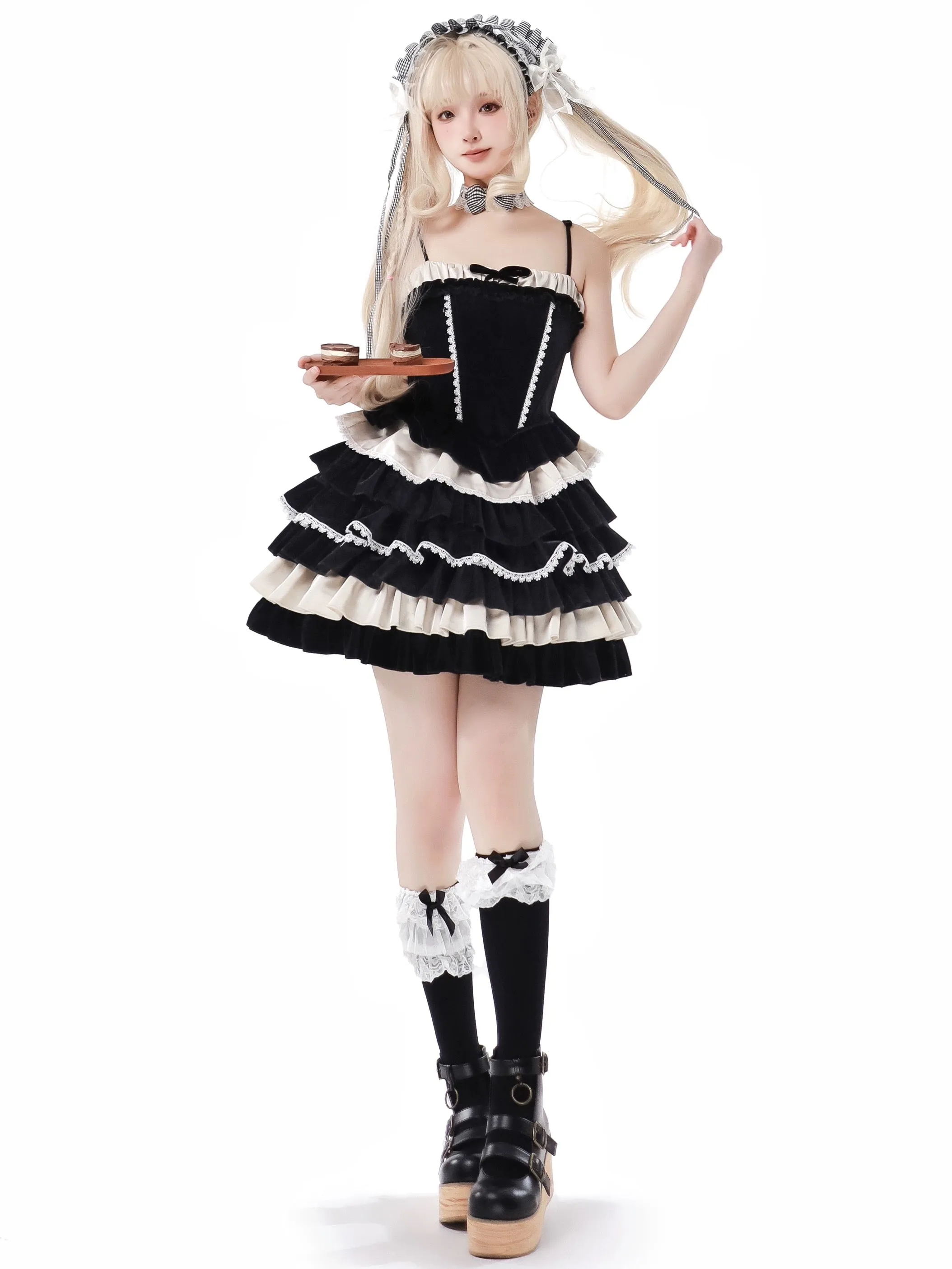 Attracted to what’s good for me - sweet Japanese Lolita Fashion Mini Dress