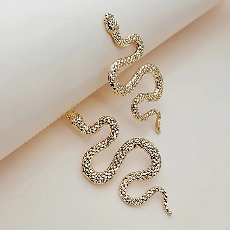 Avant-garde Sexy Exaggerated Halloween Snake Fashion Gothic Personalized Trend Rock Earring