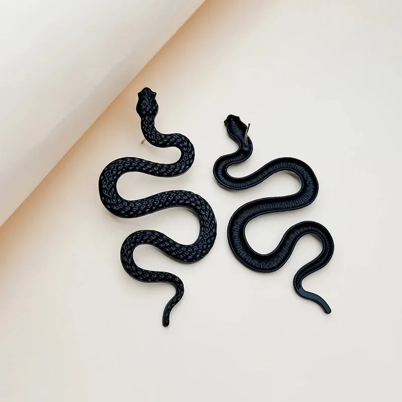 Avant-garde Sexy Exaggerated Halloween Snake Fashion Gothic Personalized Trend Rock Earring