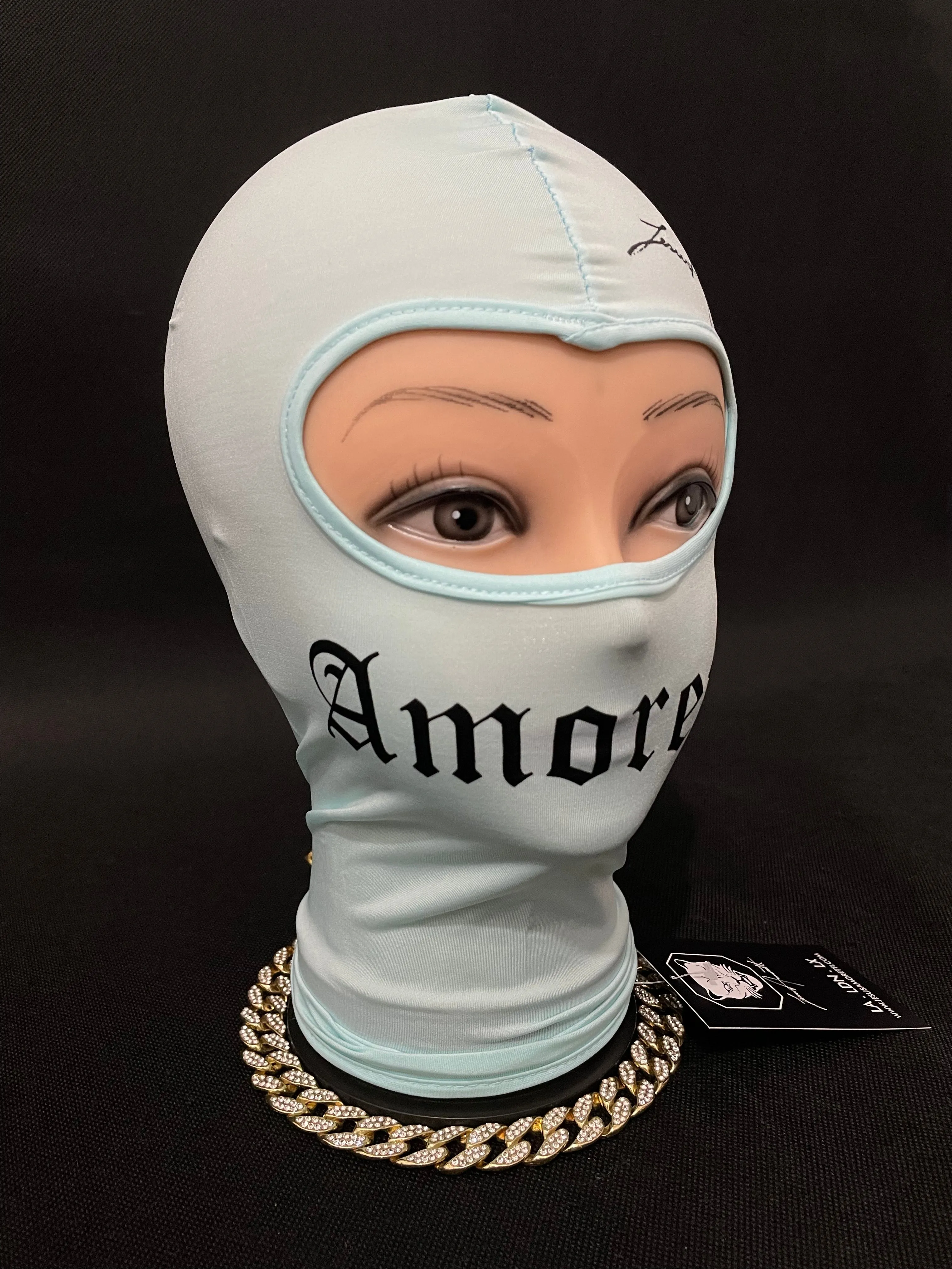 Balaclava Amoretti Azul Bebé