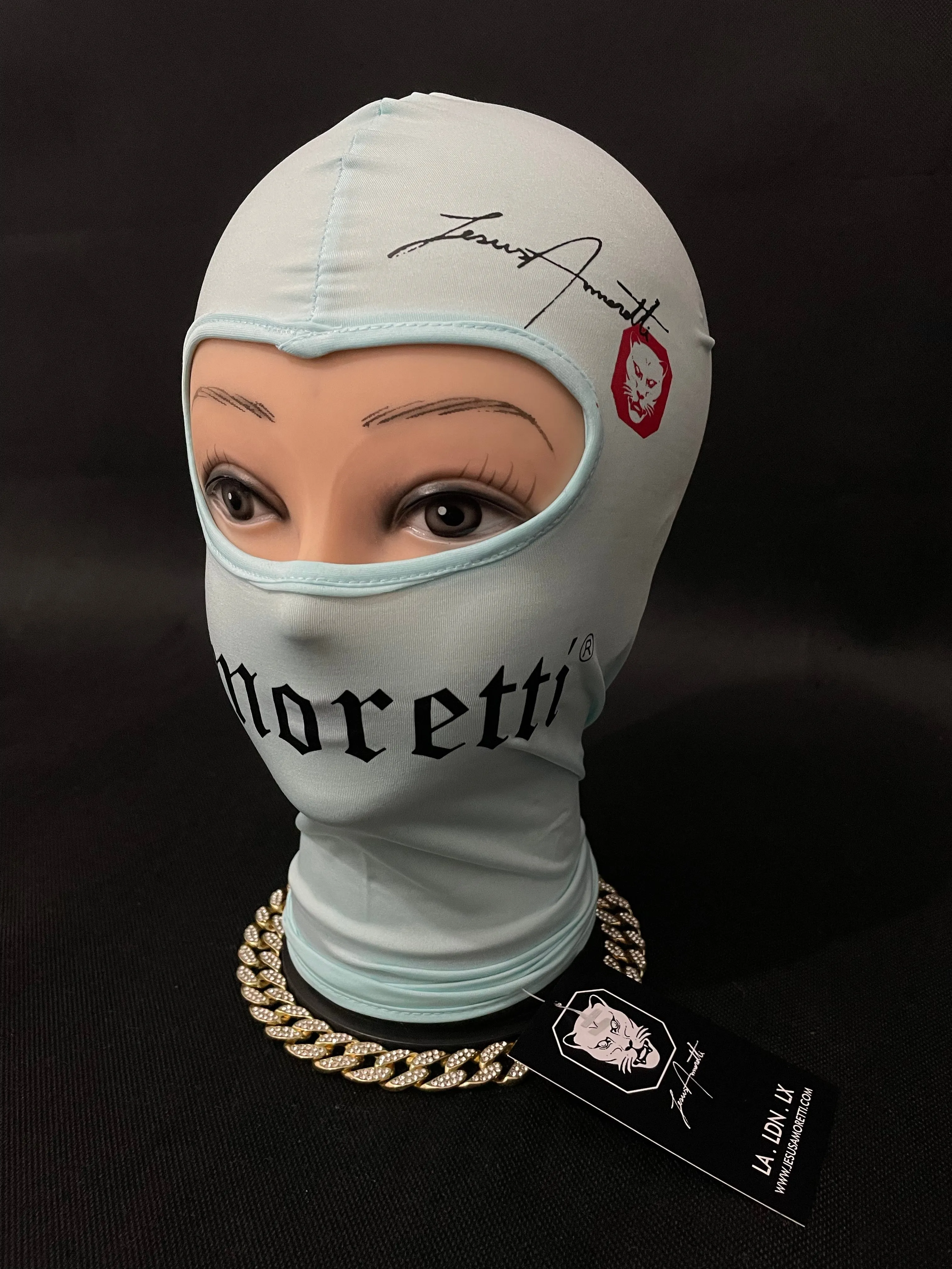 Balaclava Amoretti Azul Bebé
