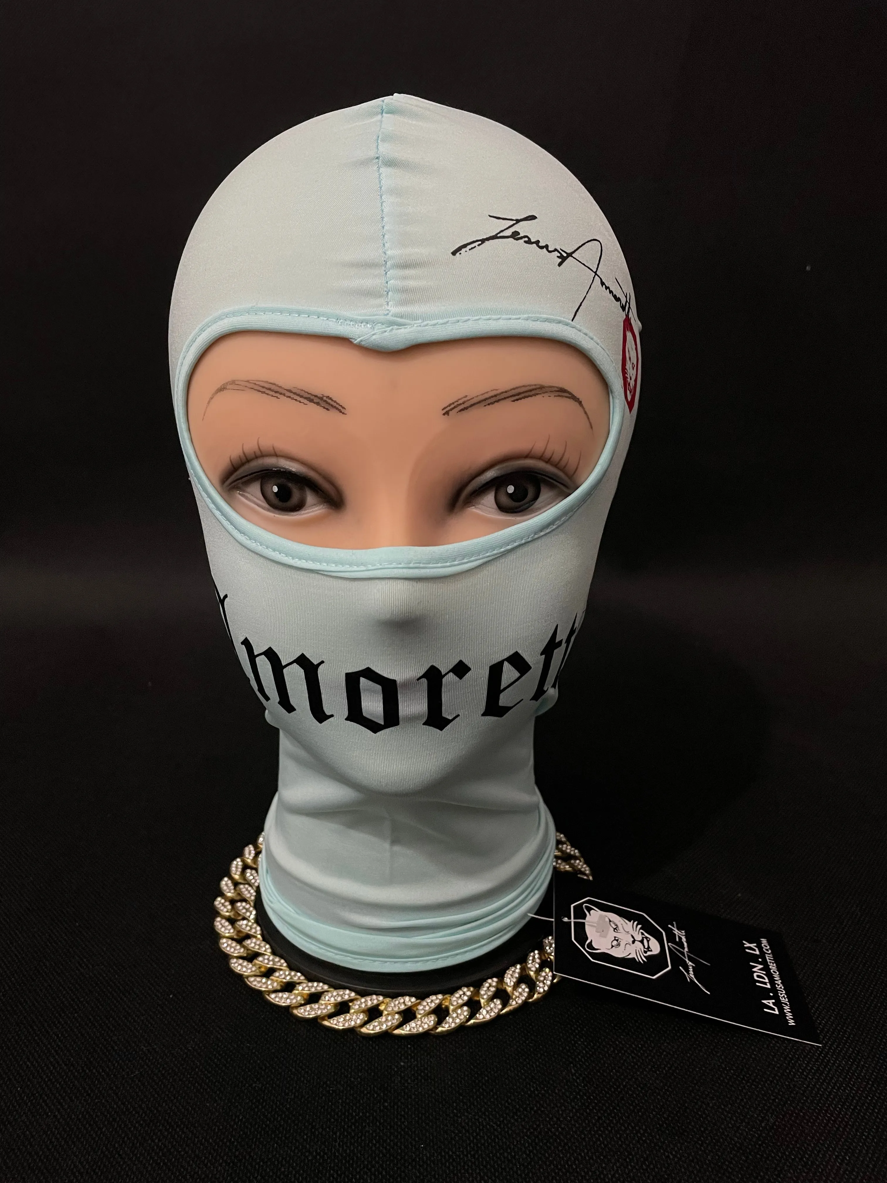 Balaclava Amoretti Azul Bebé