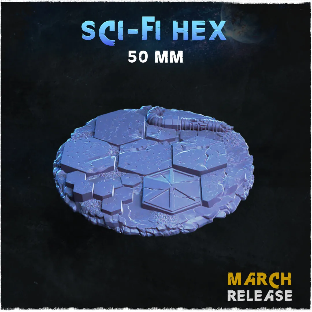BASES - Sci-fi Hex for wargames and tabletop