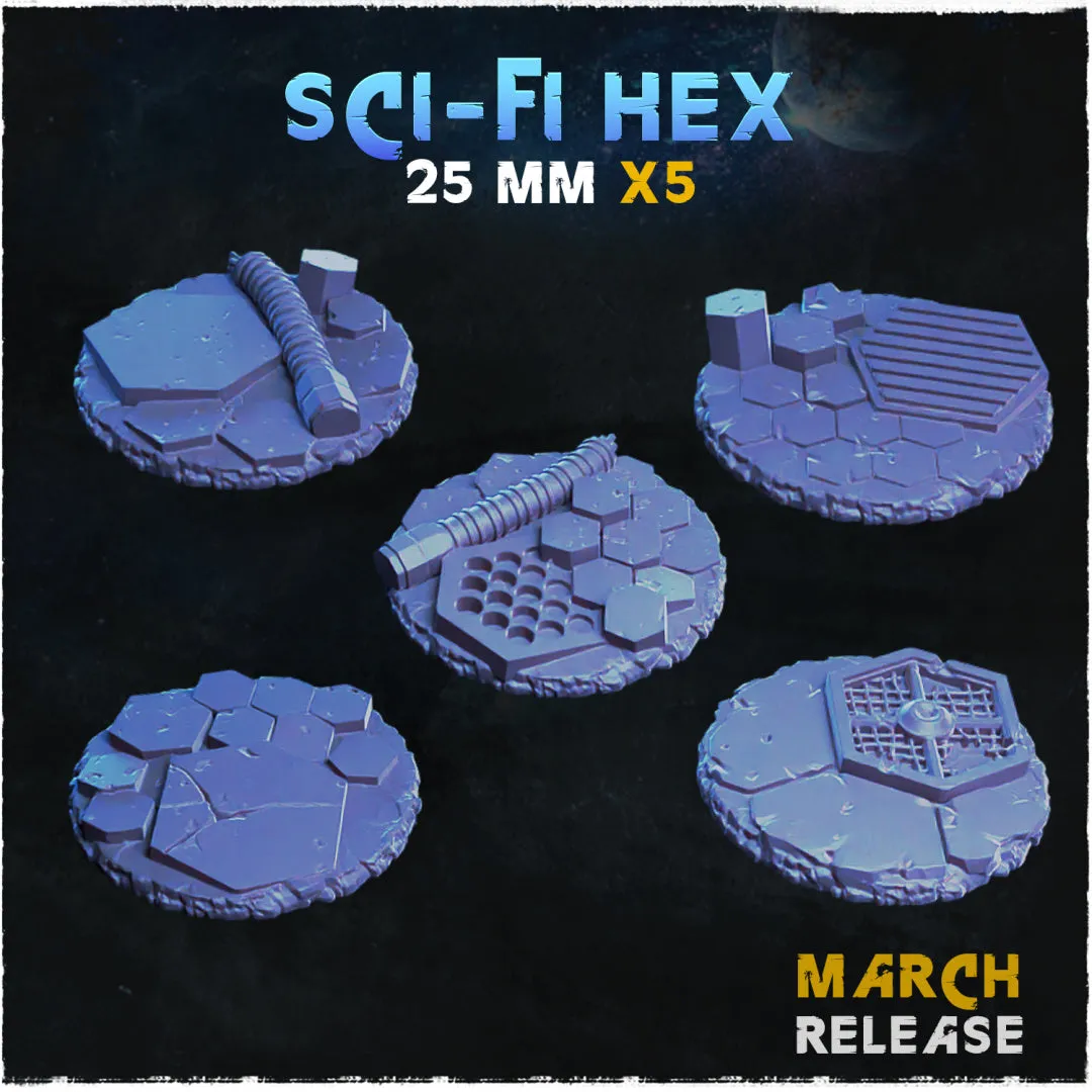 BASES - Sci-fi Hex for wargames and tabletop