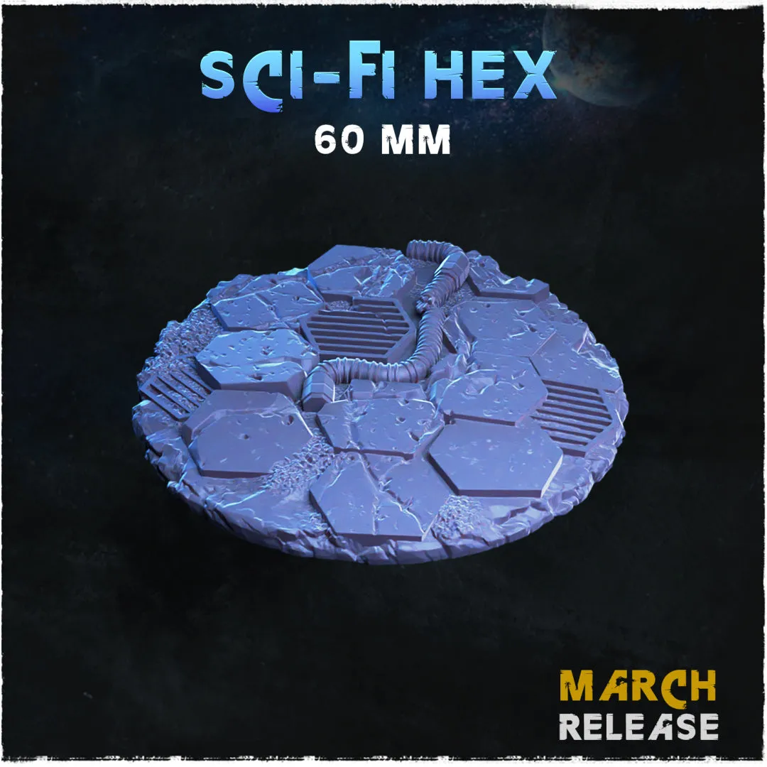BASES - Sci-fi Hex for wargames and tabletop