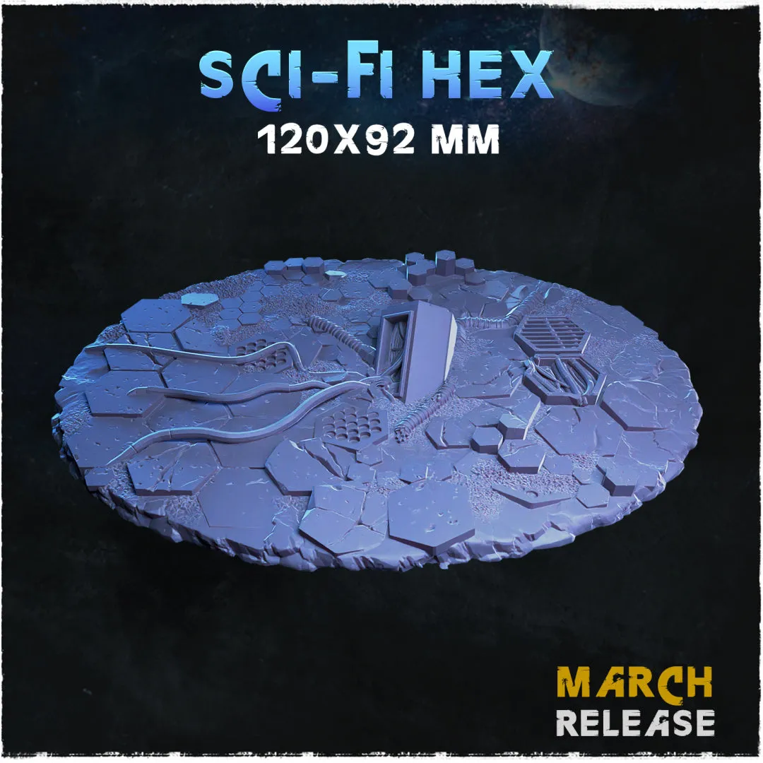 BASES - Sci-fi Hex for wargames and tabletop