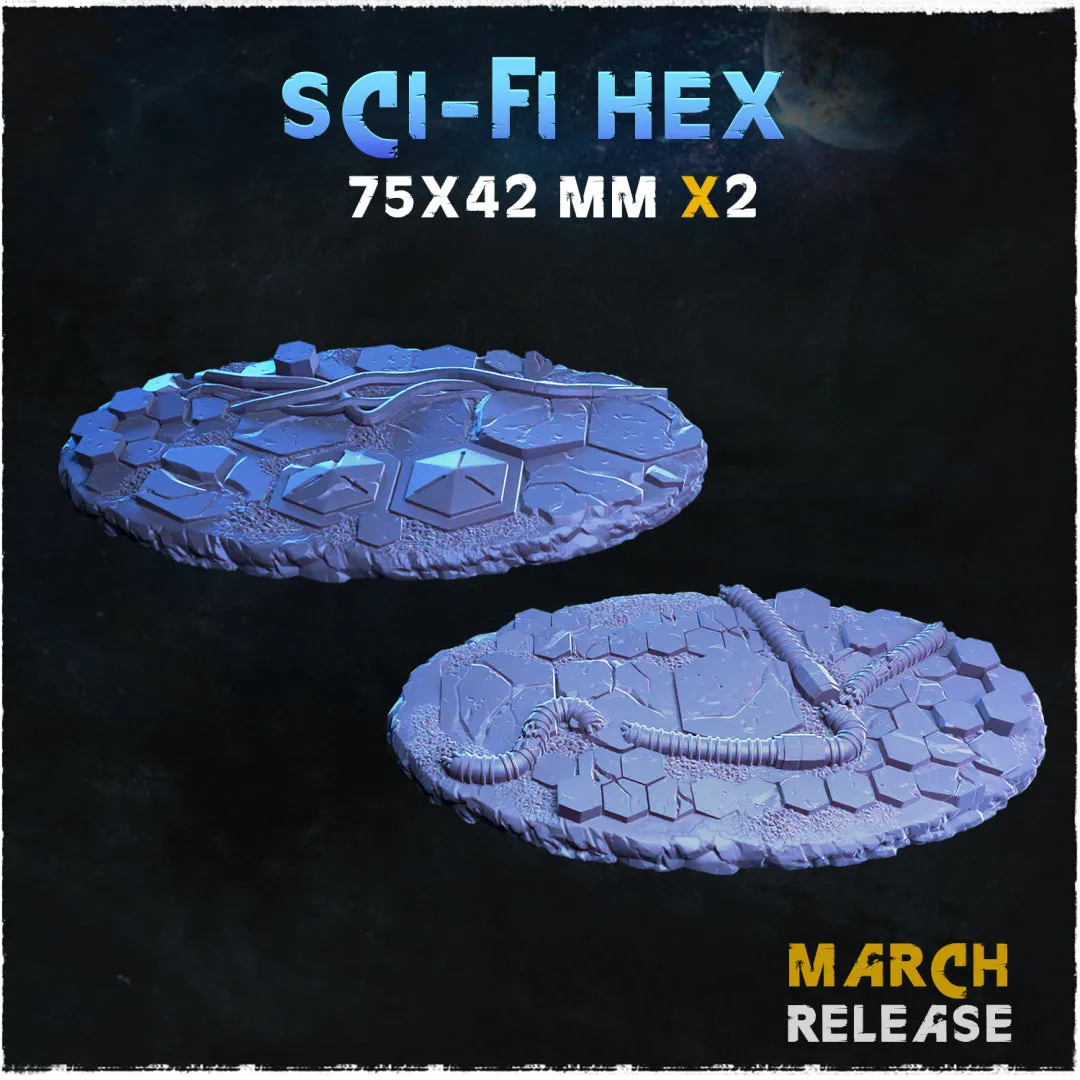 BASES - Sci-fi Hex for wargames and tabletop