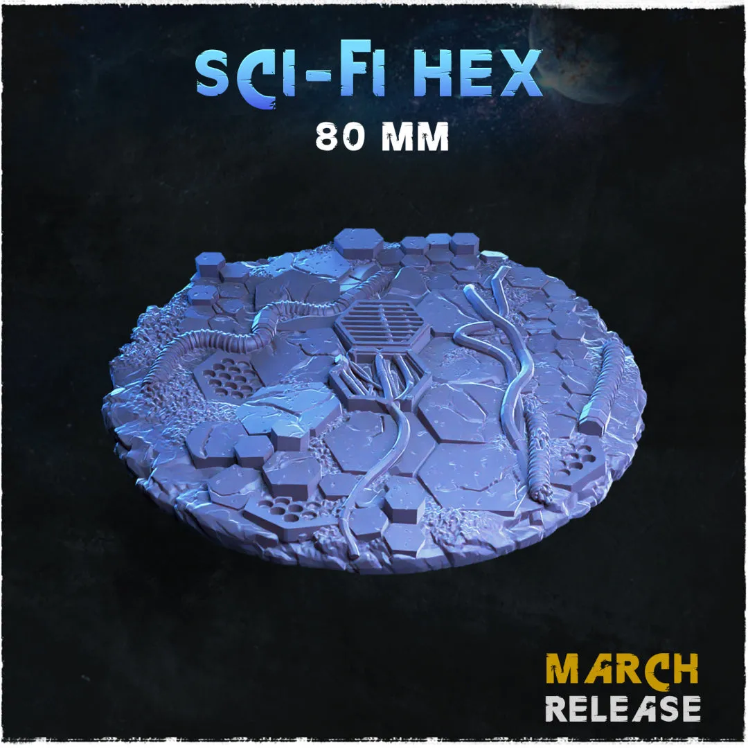 BASES - Sci-fi Hex for wargames and tabletop