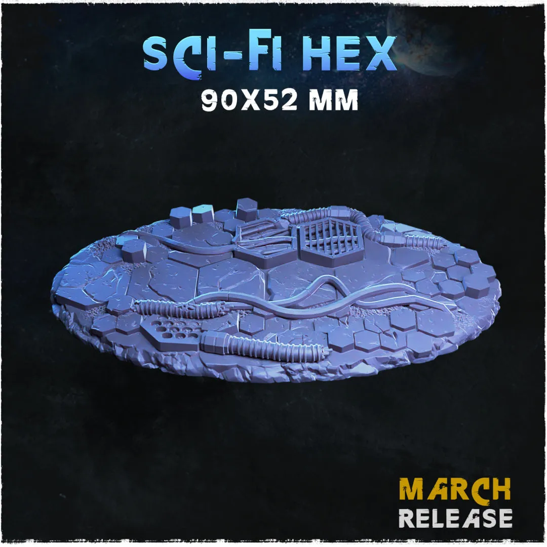 BASES - Sci-fi Hex for wargames and tabletop