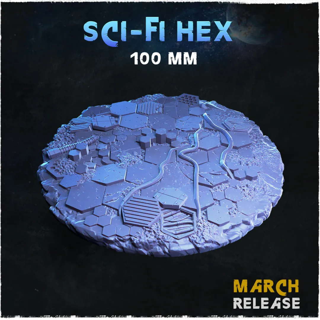 BASES - Sci-fi Hex for wargames and tabletop