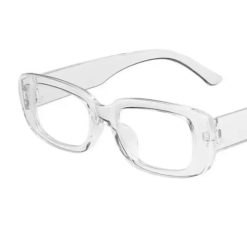 Black Square Sunglasses Woman Luxury Brand Small Rectangle Sun Glasses Female Gradient Clear Mirror Oculos De Sol