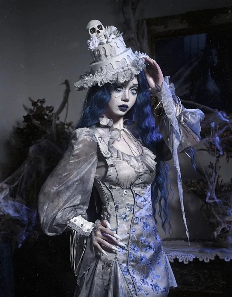 [Blood Supply] Corpse Bride Gothic Mini Dress
