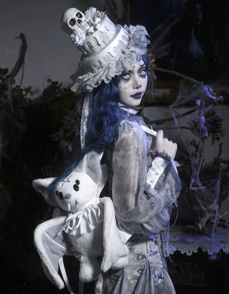 [Blood Supply] Corpse Bride Gothic Mini Dress