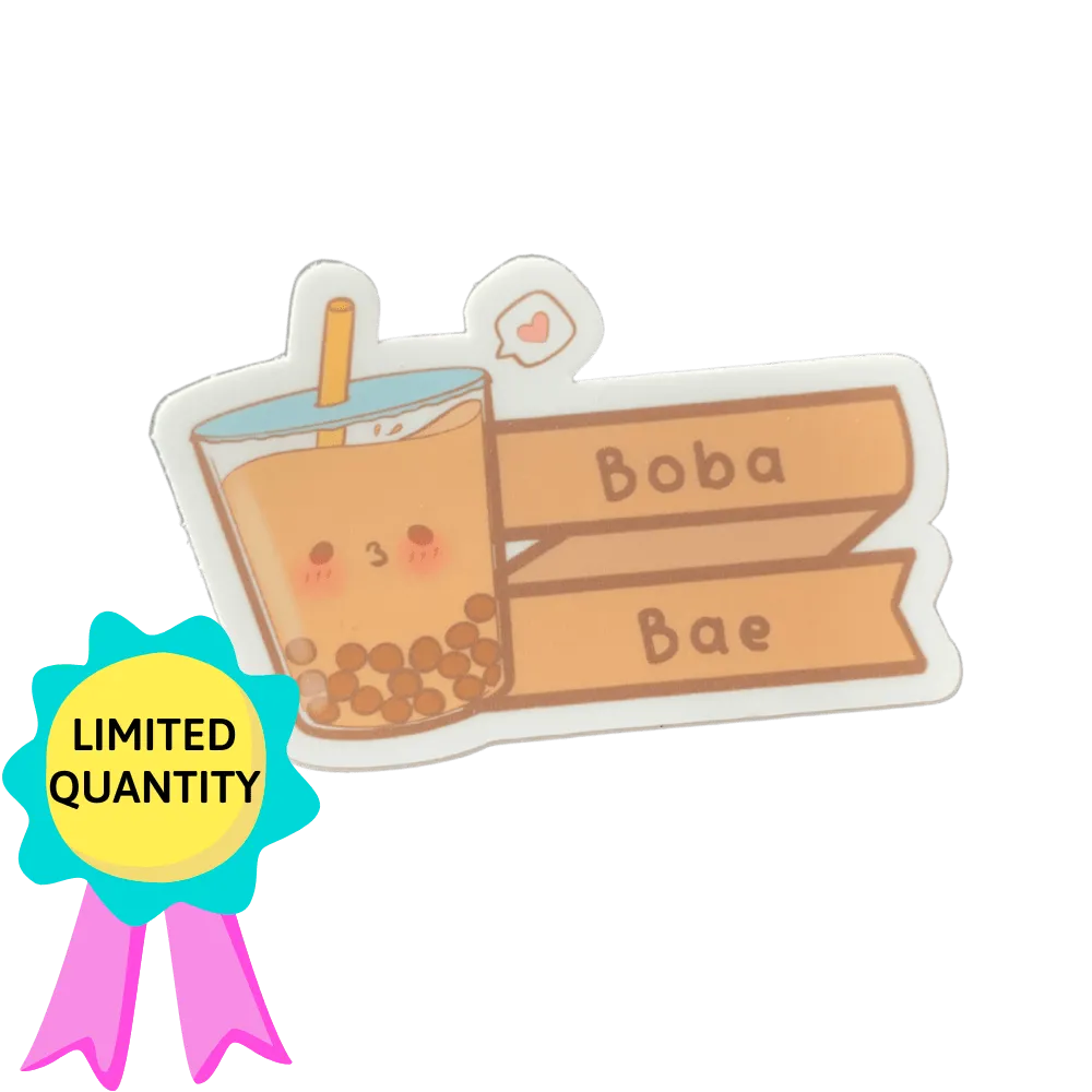 Boba Bae Bubble Tea Sticker (FREE SHIPPING)