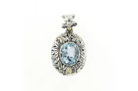 Brazil Pendant- Blue Topaz