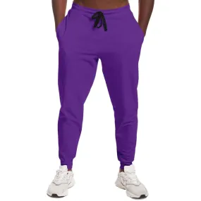 Bright Violet Joggers | Unisex | with PLUS sizes | Bright Pure Violet | C75M100Y0K0