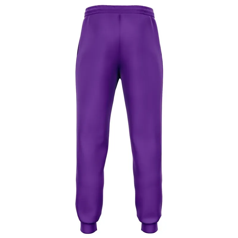 Bright Violet Joggers | Unisex | with PLUS sizes | Bright Pure Violet | C75M100Y0K0