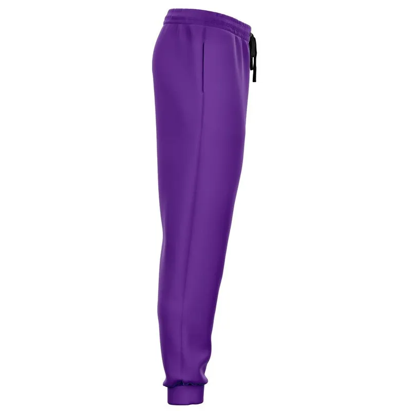 Bright Violet Joggers | Unisex | with PLUS sizes | Bright Pure Violet | C75M100Y0K0