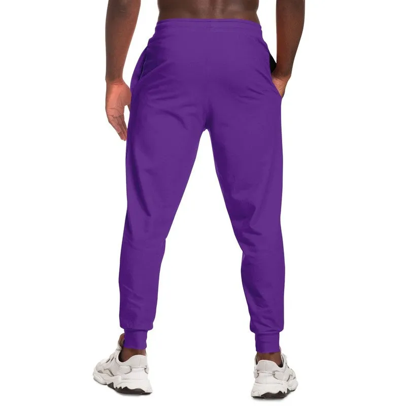 Bright Violet Joggers | Unisex | with PLUS sizes | Bright Pure Violet | C75M100Y0K0