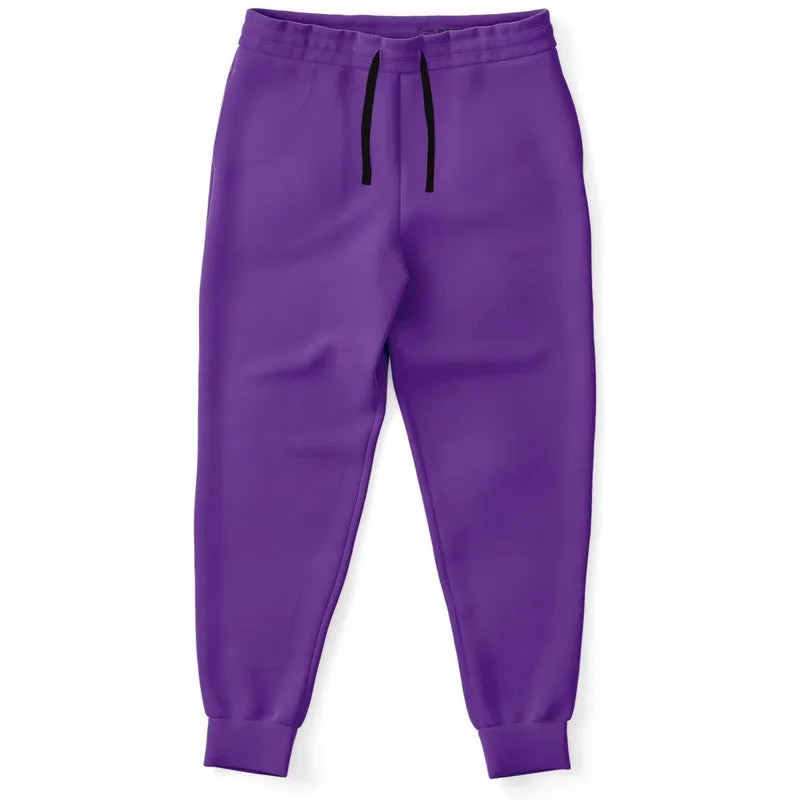 Bright Violet Joggers | Unisex | with PLUS sizes | Bright Pure Violet | C75M100Y0K0