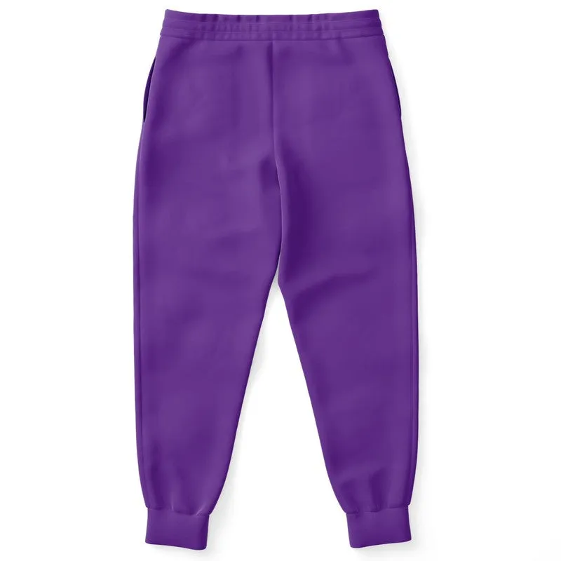 Bright Violet Joggers | Unisex | with PLUS sizes | Bright Pure Violet | C75M100Y0K0