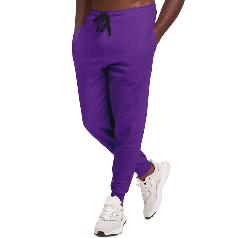 Bright Violet Joggers | Unisex | with PLUS sizes | Bright Pure Violet | C75M100Y0K0