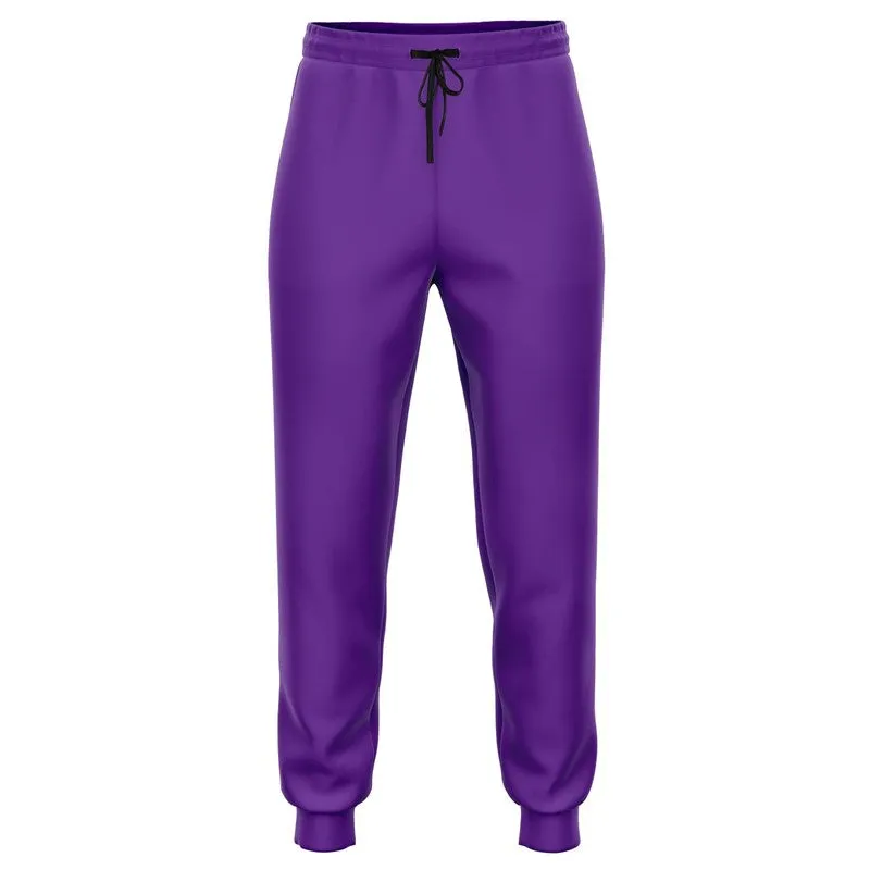 Bright Violet Joggers | Unisex | with PLUS sizes | Bright Pure Violet | C75M100Y0K0