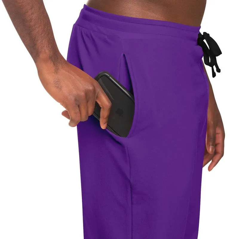 Bright Violet Joggers | Unisex | with PLUS sizes | Bright Pure Violet | C75M100Y0K0