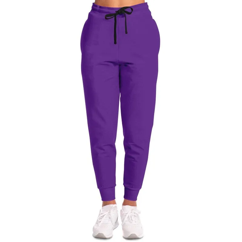 Bright Violet Joggers | Unisex | with PLUS sizes | Bright Pure Violet | C75M100Y0K0