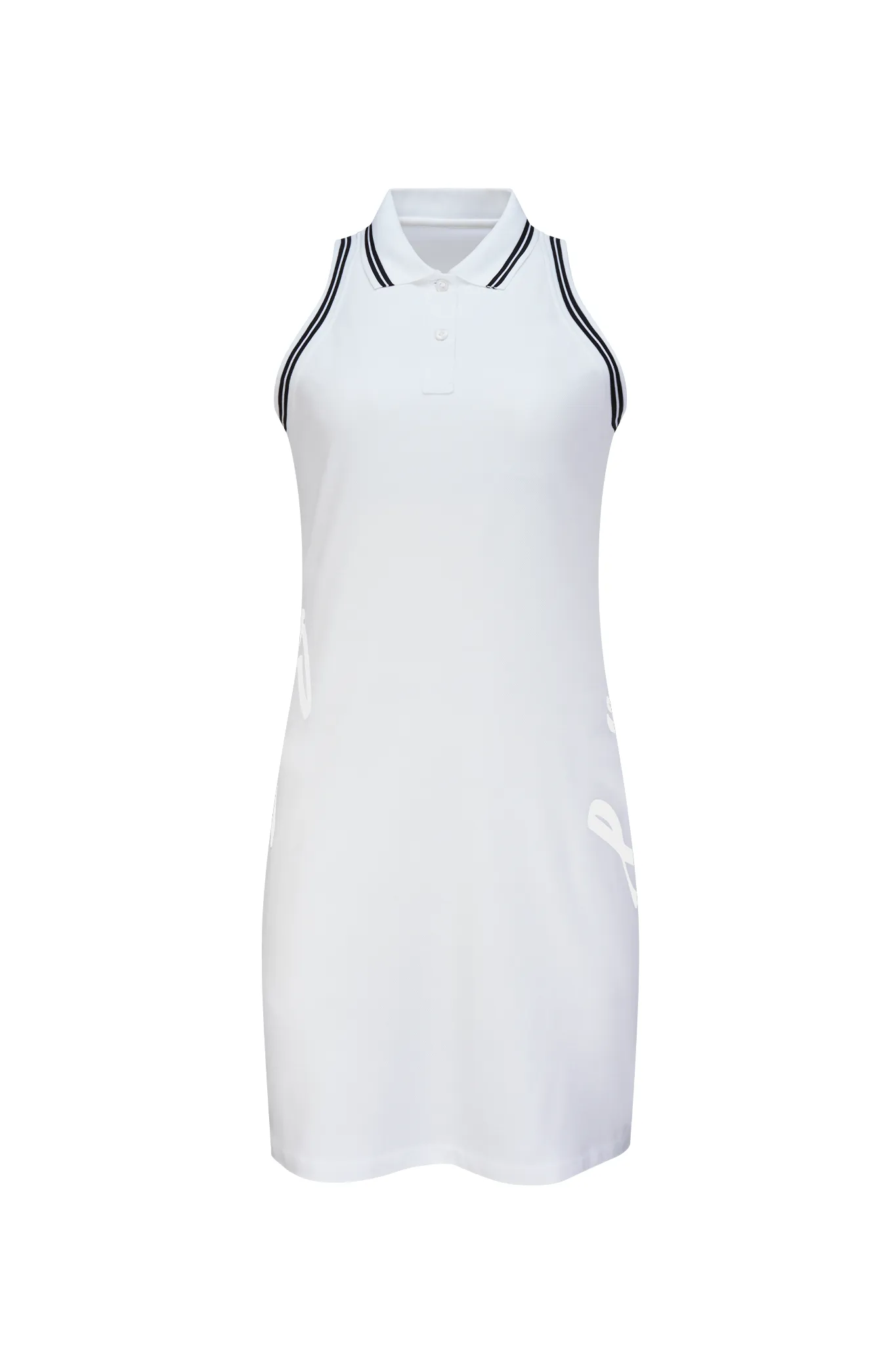 Bright White Women's Pique Polo Dress