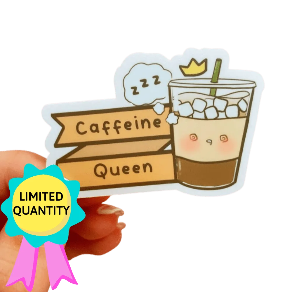 Caffeine Queen Sticker (FREE SHIPPING)