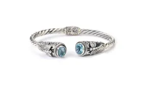 Capung Bangle- Blue Topaz