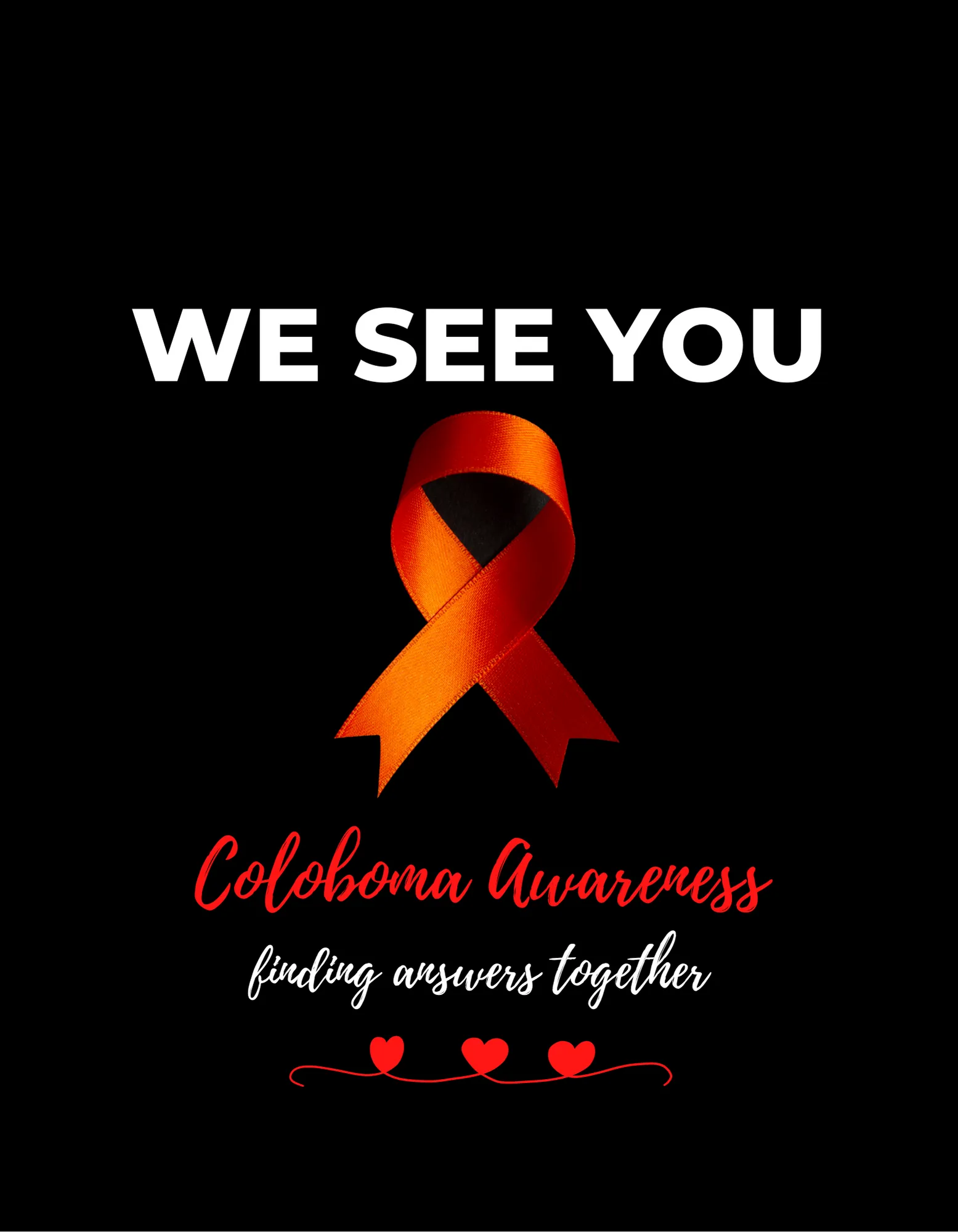 Coloboma "We See You"  FREE SHIPPING