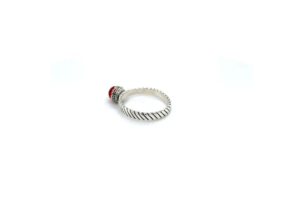 Comet Ring- Coral
