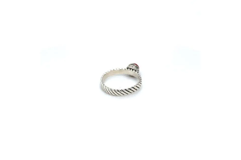 Comet Ring- Coral