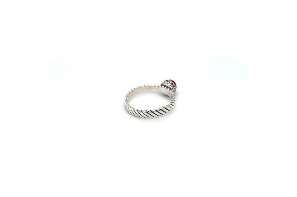 Comet Ring- Coral