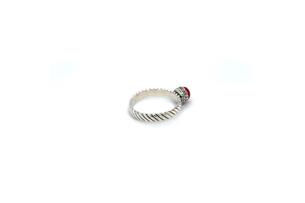 Comet Ring- Coral