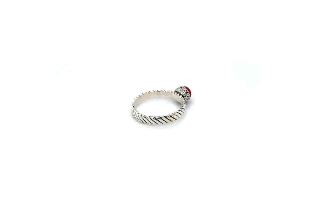 Comet Ring- Coral
