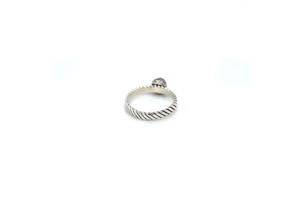 Comet Ring- Coral