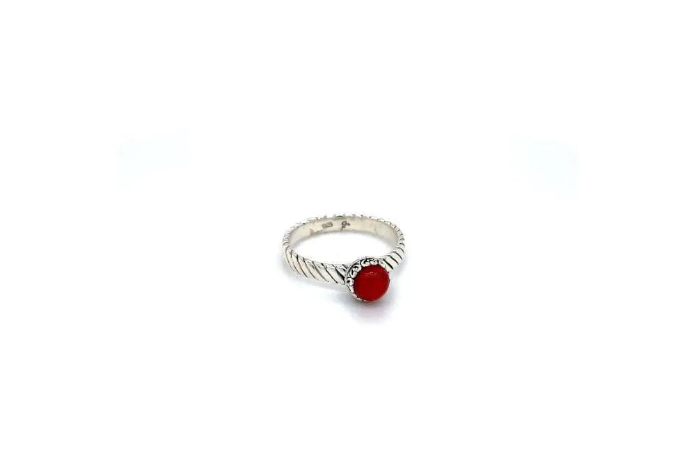 Comet Ring- Coral